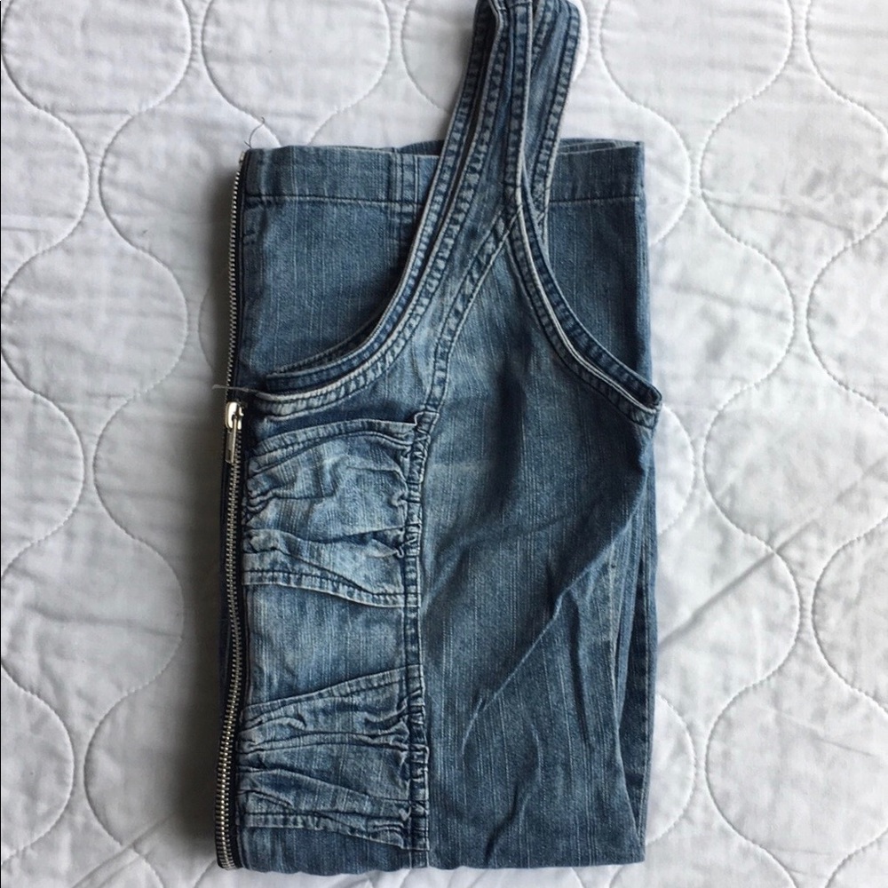 Denim Overall Dress